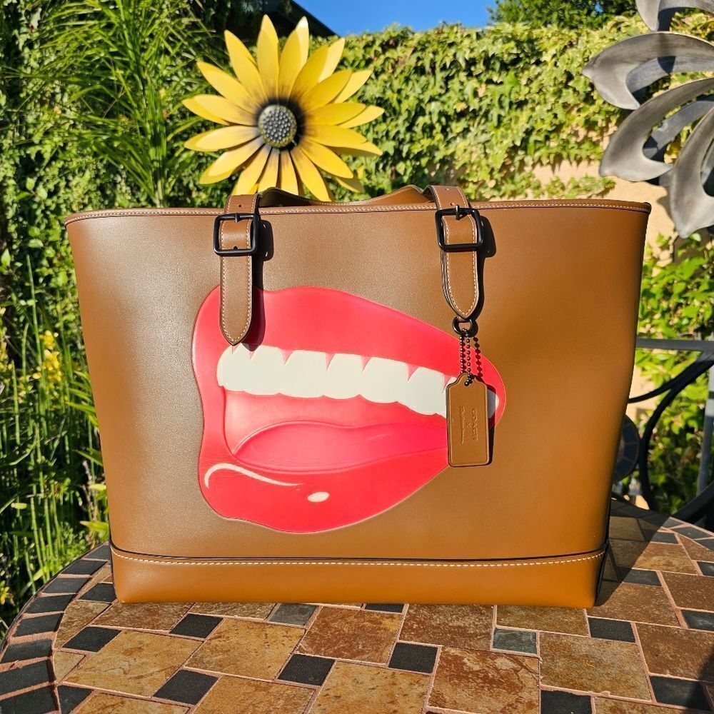 NWT Coach X Tom Wesselmann Carriage Tote Purse